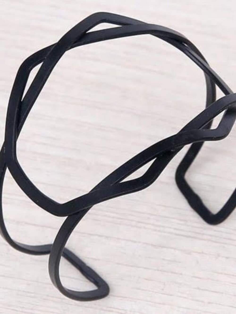 Olympia Black Cuff Bracelet